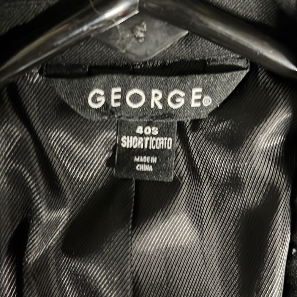 GEORGE suit coat men’s 40 S. Short. - Picture 3 of 5
